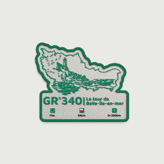 Écusson GR®340 Le tour de Belle-Ile en mer