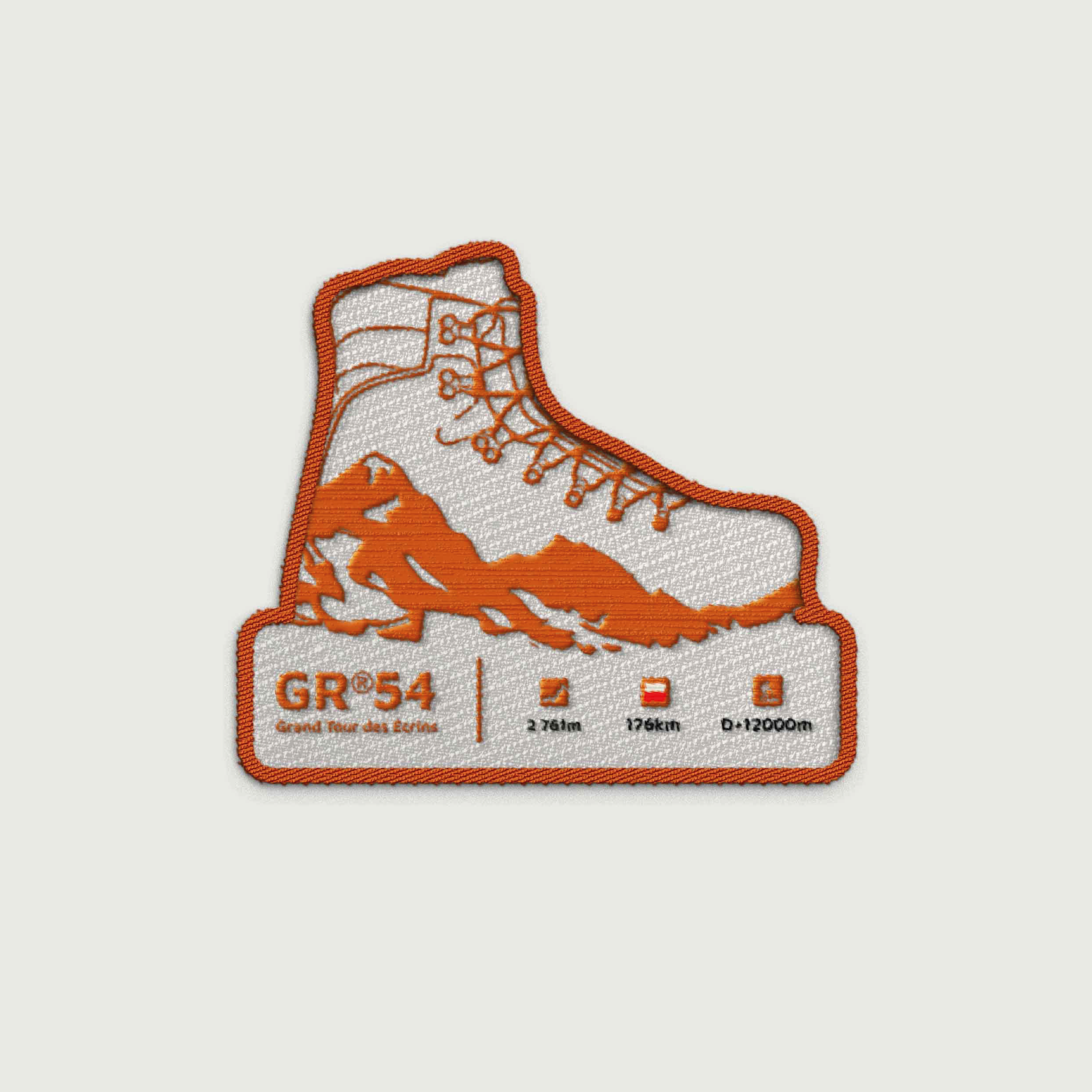 Écusson GR®54 Boucle des Écrins